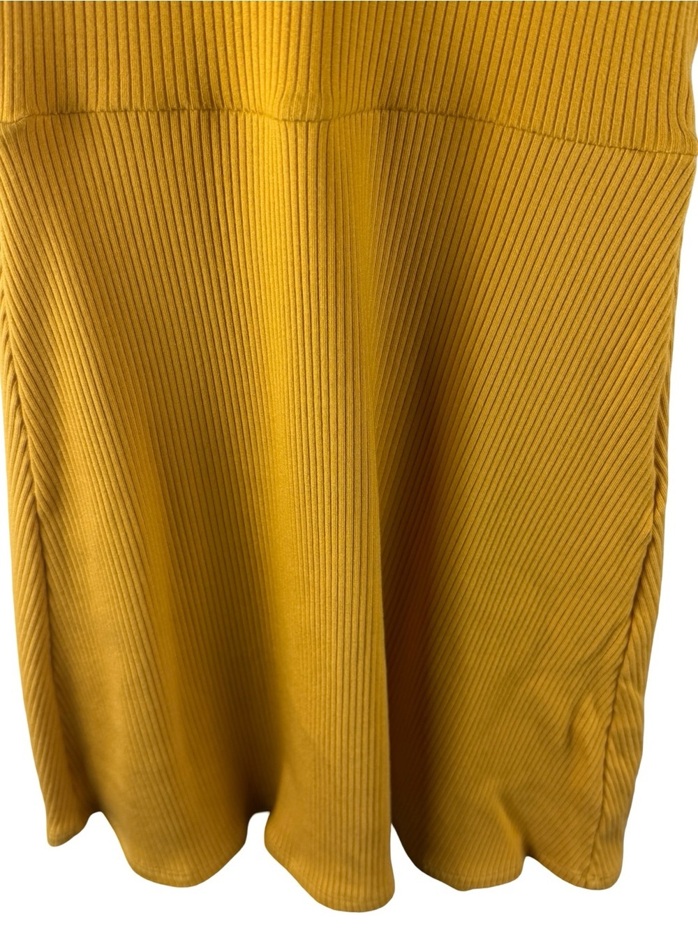 Reformation Ribbed Yellow Mini Dress - Picture 5 of 9